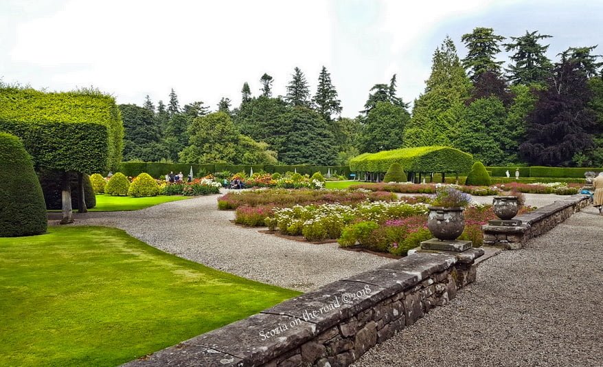 glamis castle, giardini