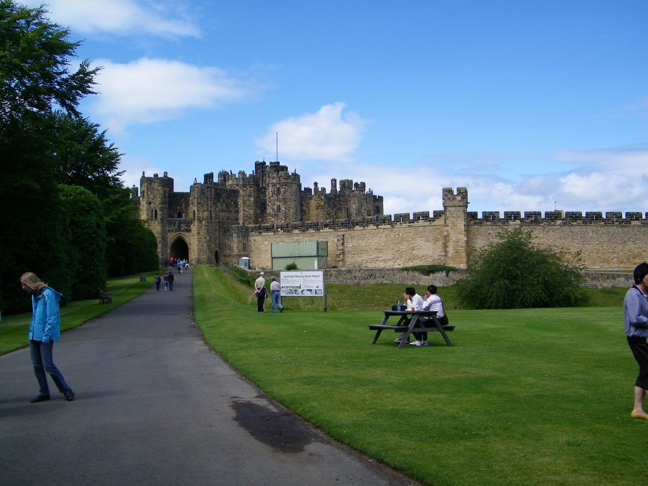 ingresso del castello di alnwick