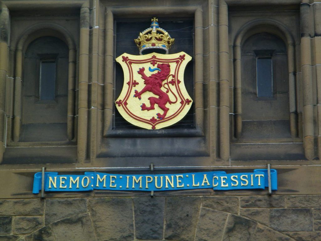 leone rosso scozzese - simbolo scozia
