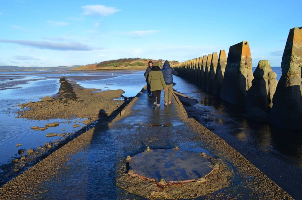 Cramond Island: a passeggio sul Firth of Forth 7 camminare sul Firth of Forth 4