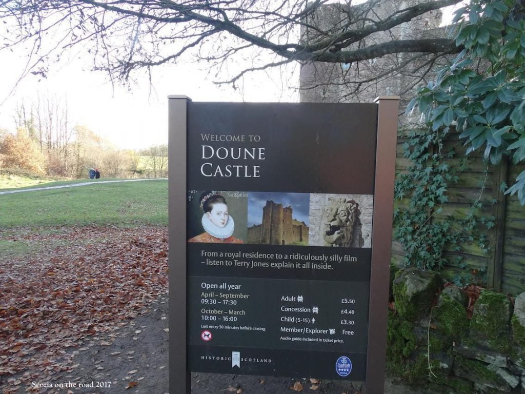 doune castle scozia, Scozia Pass turistici - pass castelli scozia - attrazioni scozia - scozia turismo - ente turismo scozzese