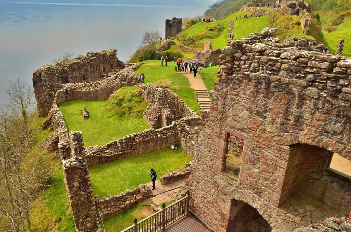 Quel ramo sul lago di Loch Ness - Scozia ...