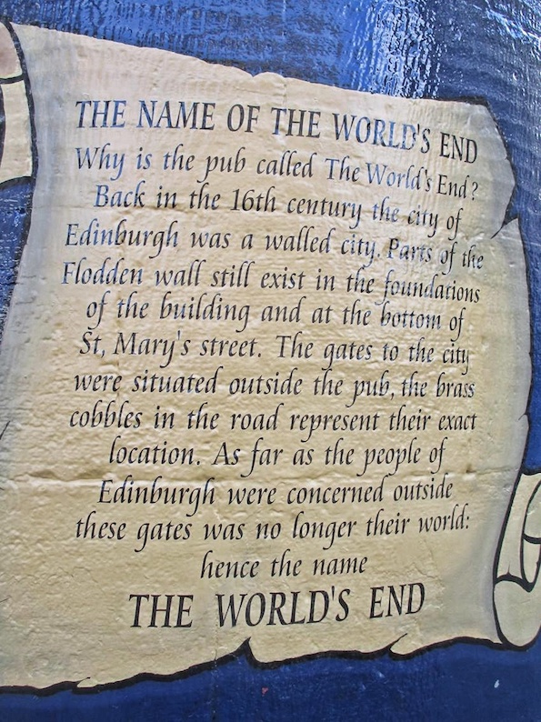 edimburgo, the world's end 