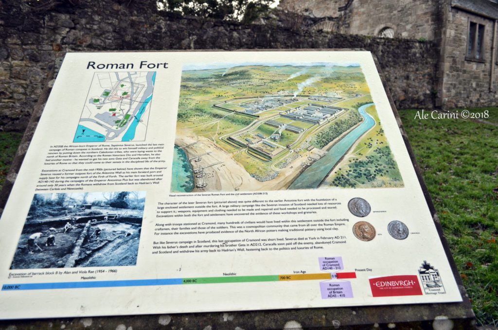 cramond, resti di forte romano in scozia