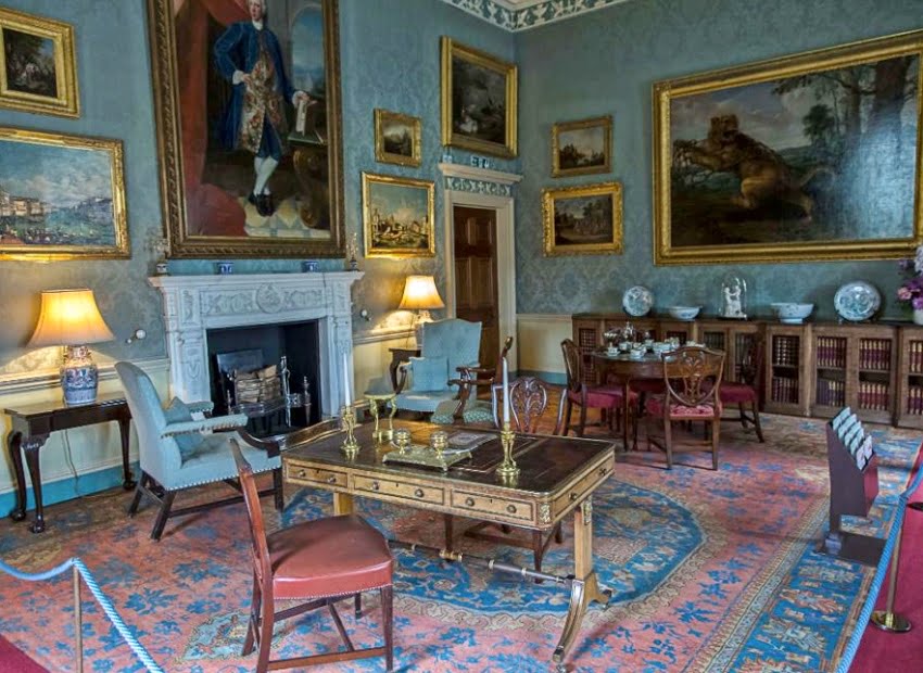 culzean castle, blue room