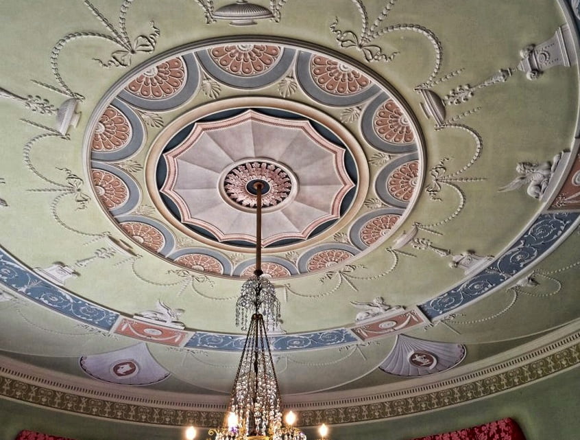 culzean castle, soffitti