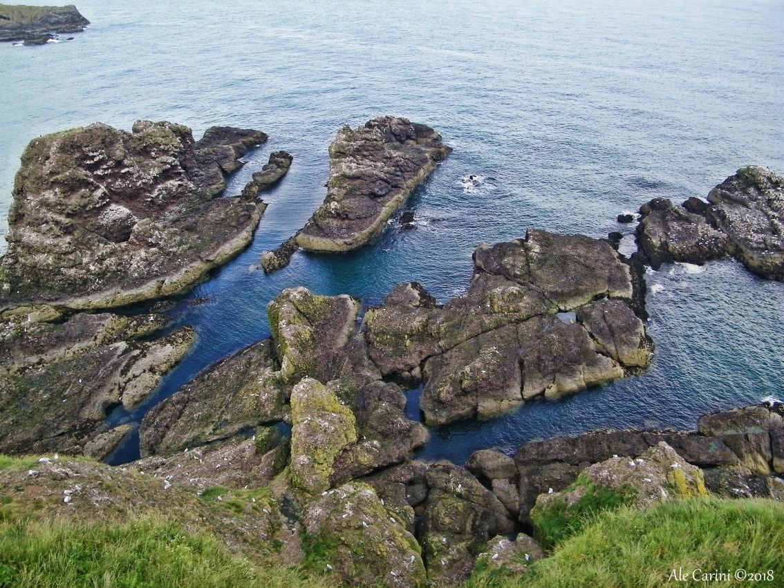 dunnottar, vista sulla baia