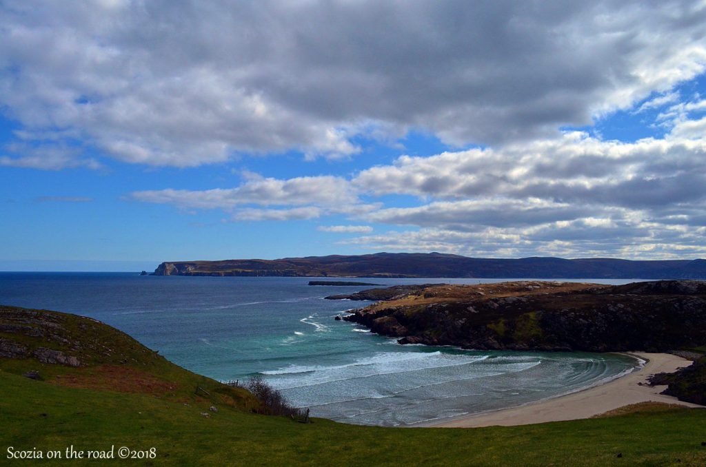 strada verso unapool, highlands, scozia