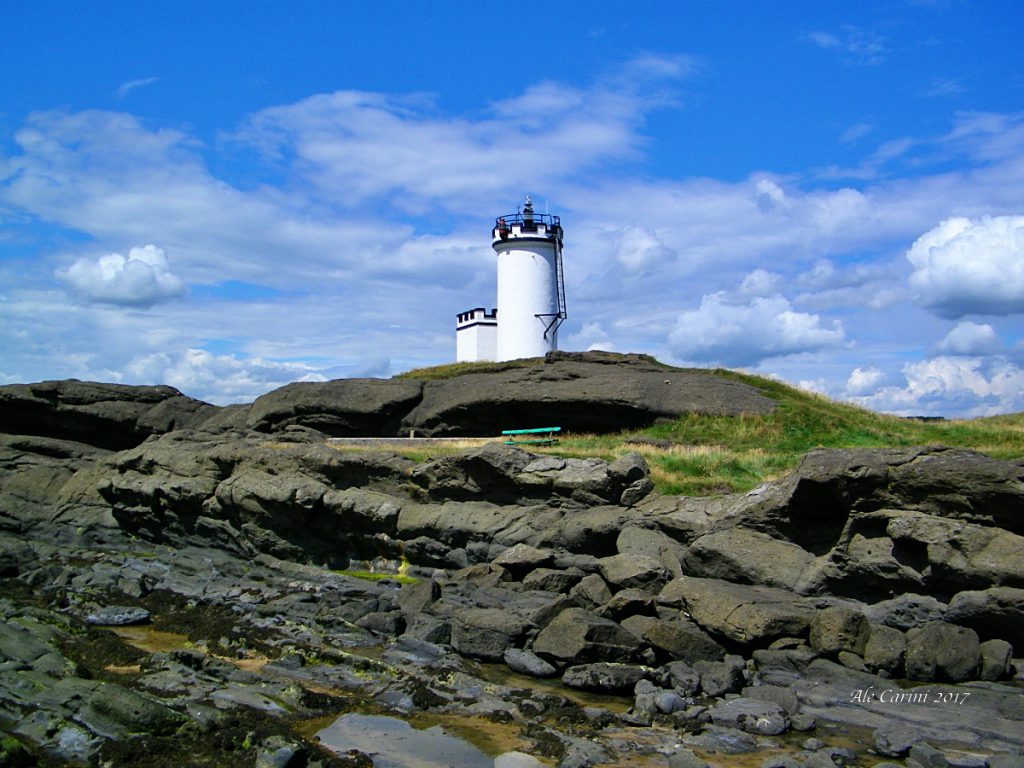 elie ness lighthouse - east neuk of fife - fife scotland