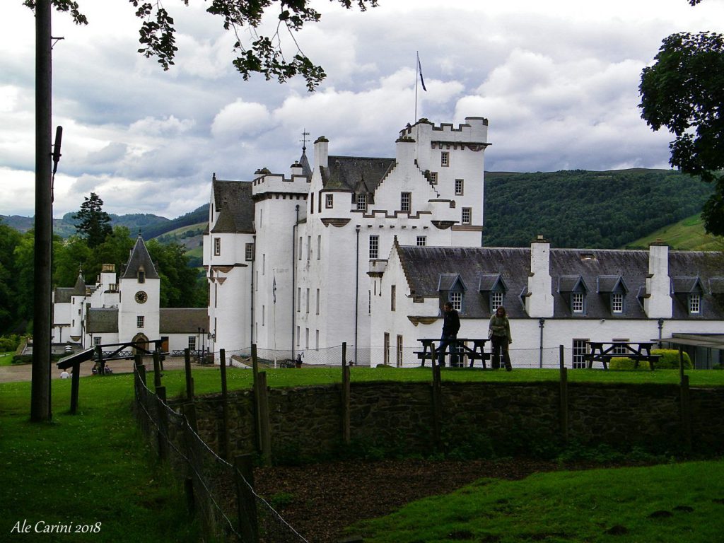 blair castle, castelli dove dormire in scozia