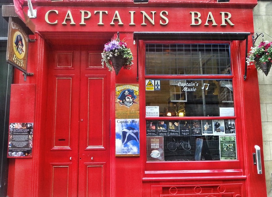 pub storici di edimburgo, captains bar, pub scozzesi