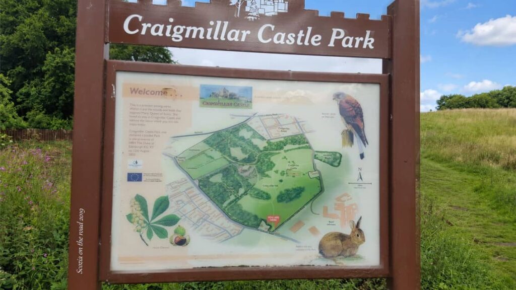 Craigmillar Castle (Scozia): il castello di Mary Stuart e Outlander vicino Edimburgo 27 Mappa del percorso per raggiungere Craigmillar Castle da Edimburgo