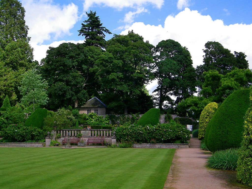 Crathes castle, giardino3