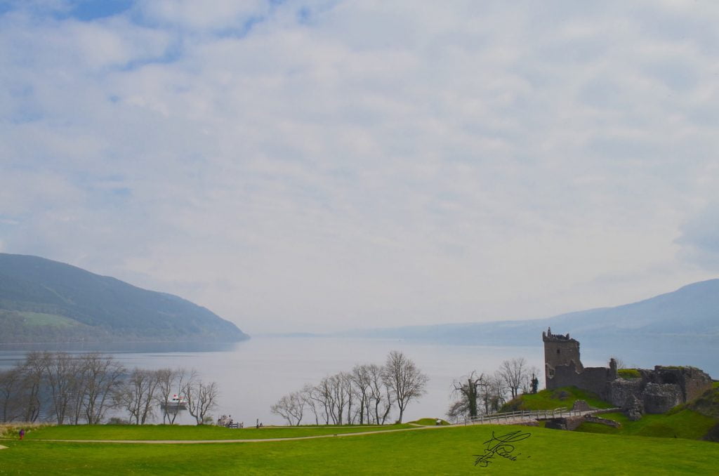 urquhart castle, scozia - vista lago