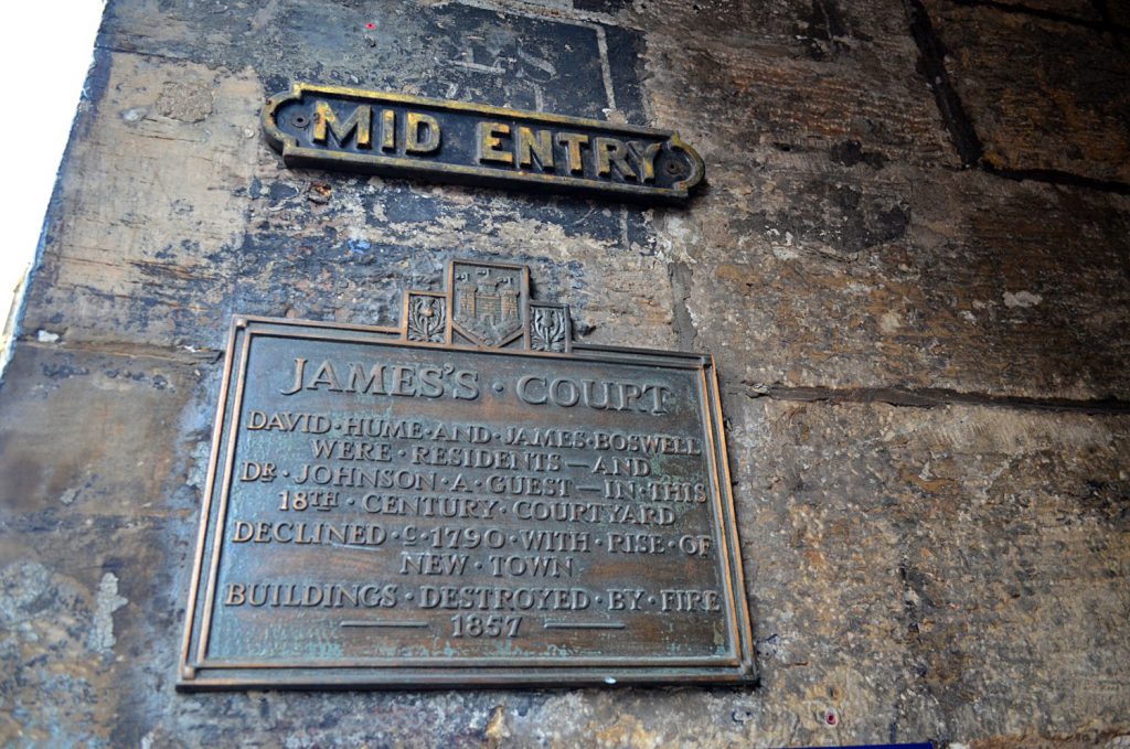 james court edimburgo - Royal Mile di Edimburgo - old town edimburgo