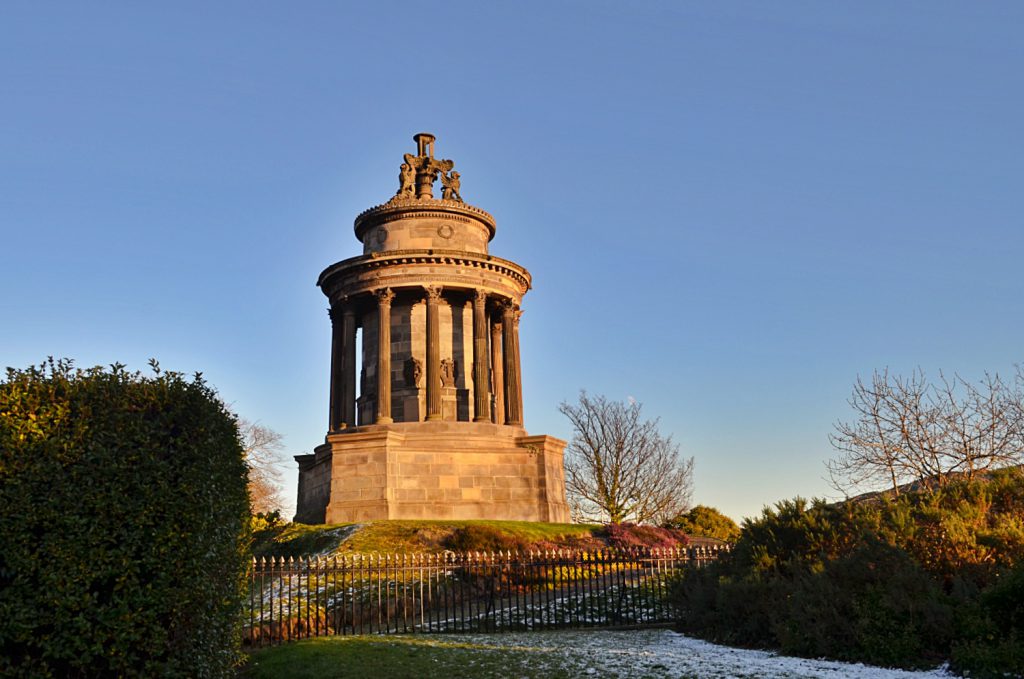the burns monument