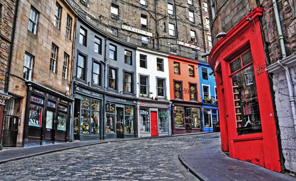 west bow, edimburgo