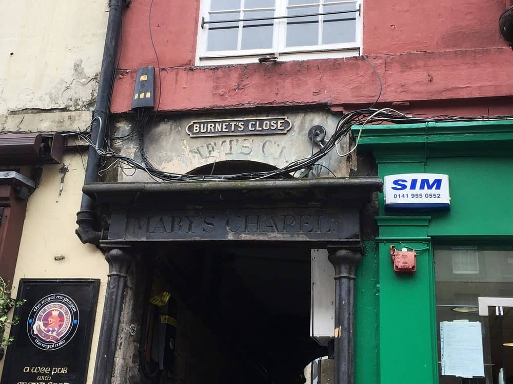 Royal Mile di Edimburgo: tutto sulla strada più famosa della città 73 burnet's close, royal mile di edimburgo cosa vedere