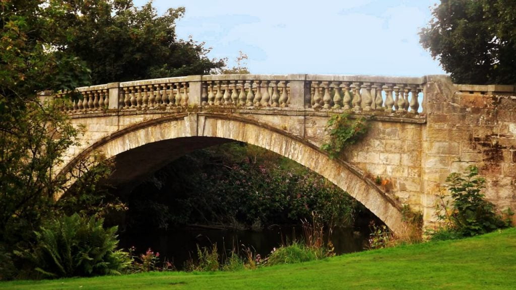 pollock park, ponte di pietra