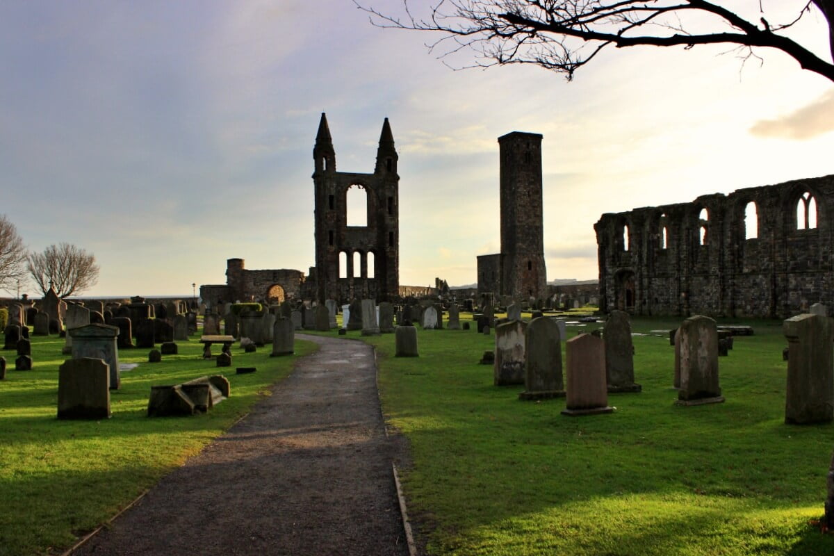 cattedrale saint andrews, tour della scozia in auto