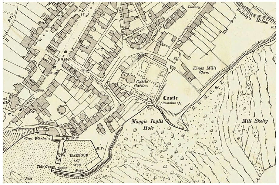 mappa di crail - mappa storica di crail