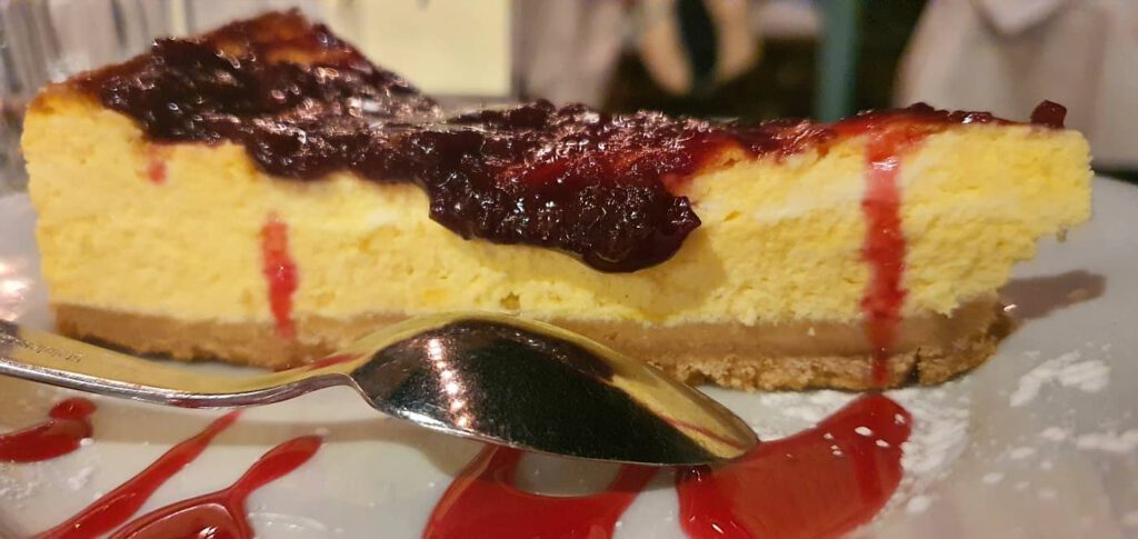 cheese cake, taverna dell'artista montelupone