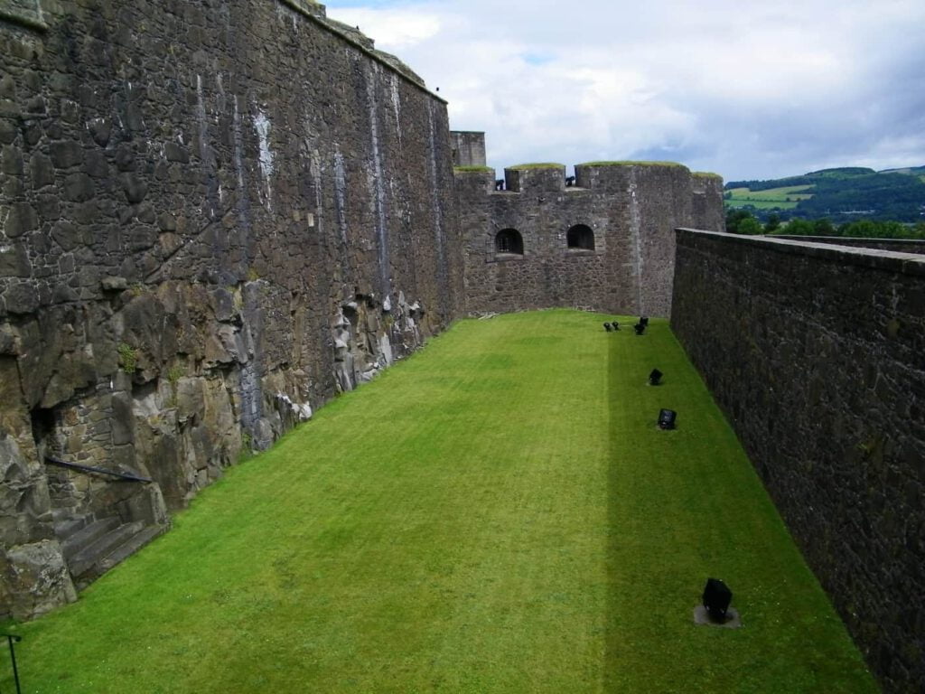 castello di stirling, giardini