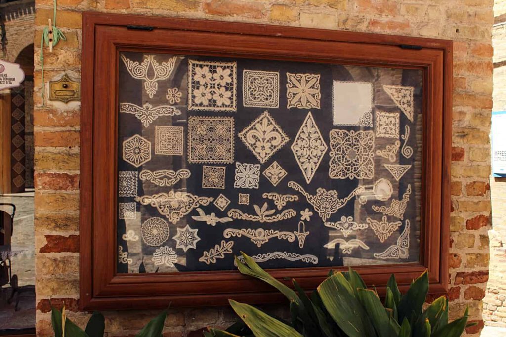 offida tombolo, merletto offida
