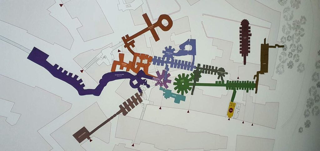 mappa grotte di camerano