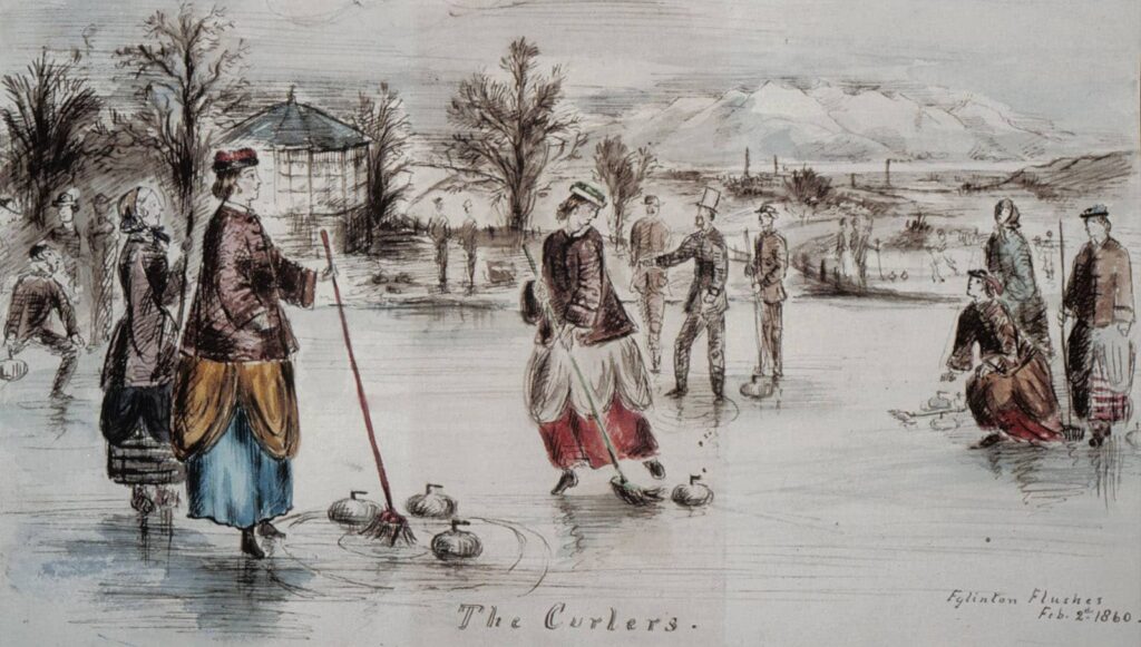 curling at eglinton castle