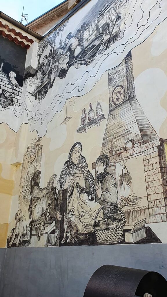 murales basilicata, il moccio di abbamonte, cosa vedere a satriano di lucania