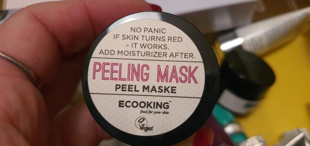 ecooking peeling mask