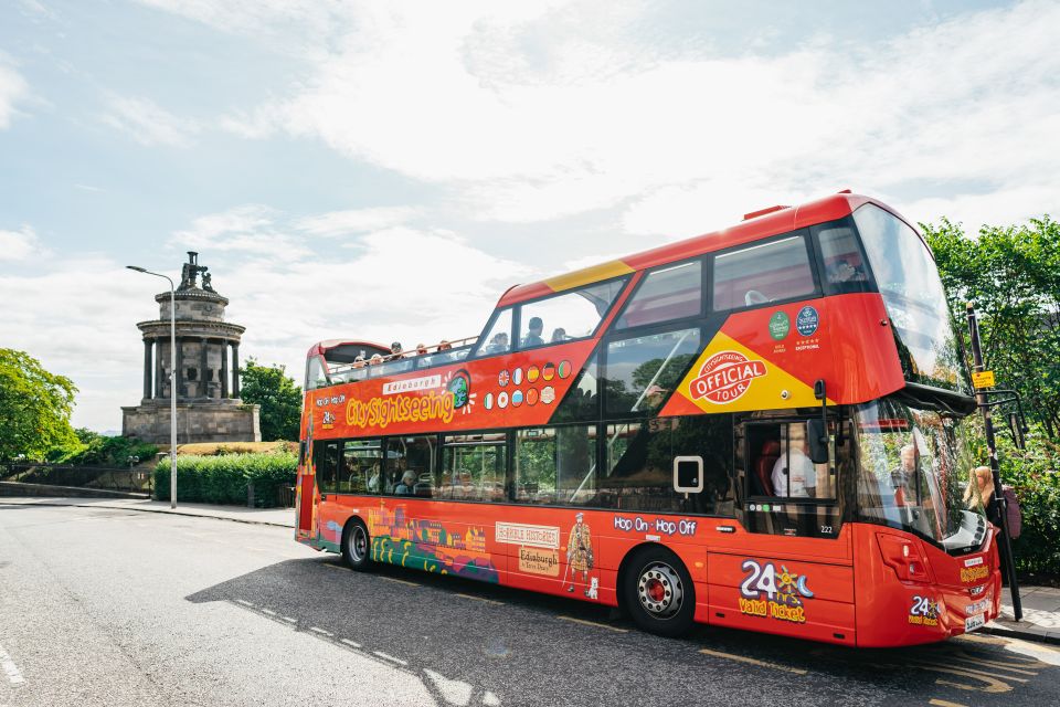 Autobus Hop-On Hop-Off a Edimburgo, autobus turistico edimburgo