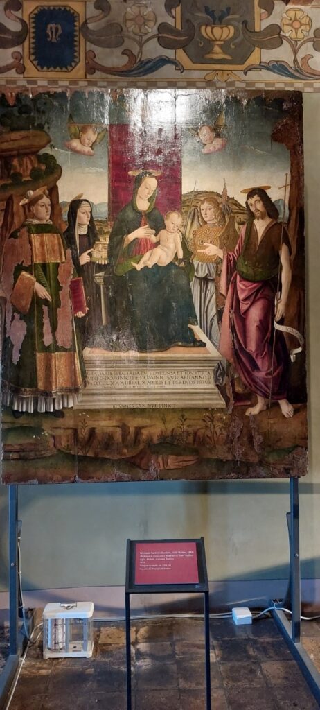 Borghi più belli delle Marche: un viaggio romantico nel medioevo 17 la pala di gradara di Giovanni Santi