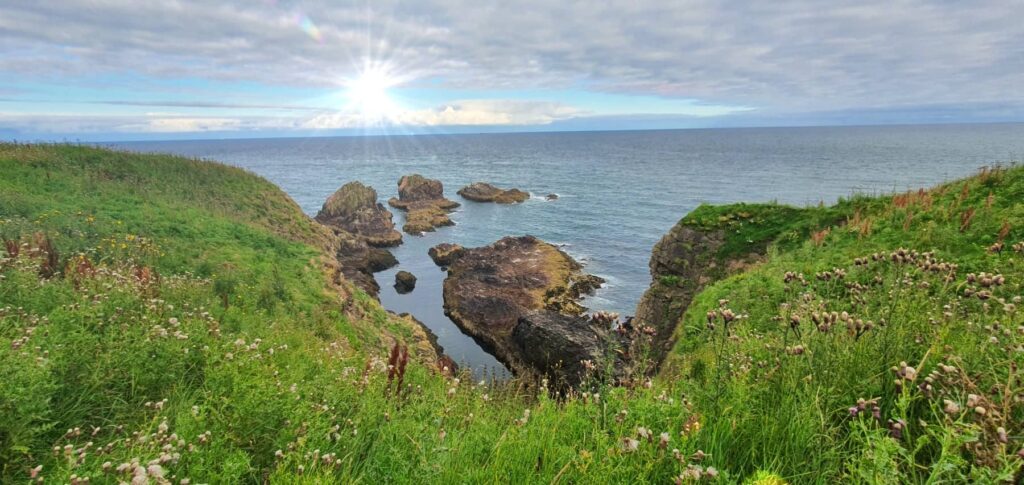 New Slains Castle: il castello di Dracula di Bram Stoker in Scozia 14 cruden bay, aberdeenshire scozia