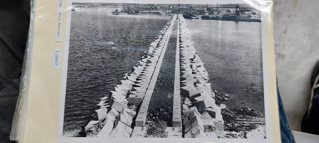 la costruzione delle churchill barriers, lamb holm