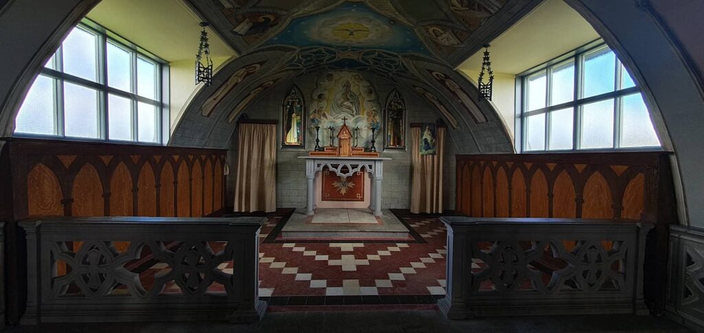 interno della chiesetta italiana, isole orcadi