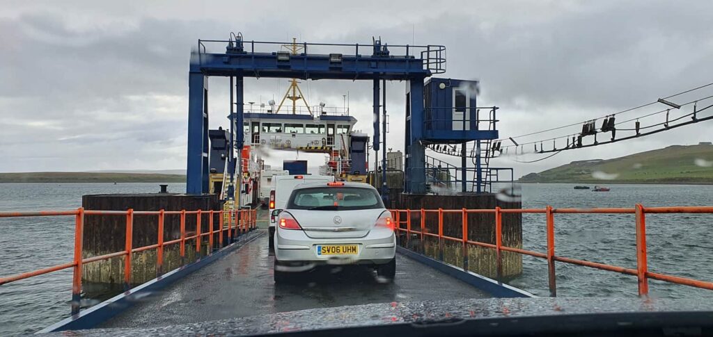 imbarco sui traghetti scozzesi