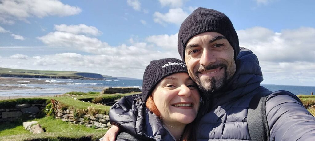 resti villaggio vichingo, tidal island orkney