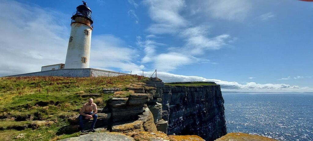 noup head, isole orcadi, trekking faro westray