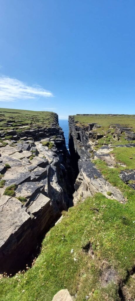 trekking faro Noup Head westray