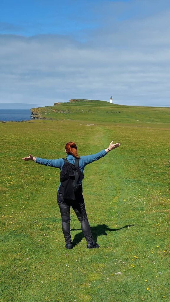 trekking faro Noup Head westray. 2