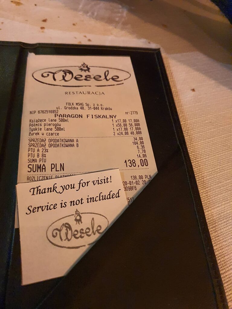 Cosa mangiare a Cracovia e dove: piatti tipici e locali da provare 33 wesele dove mangiare a cracovia 4