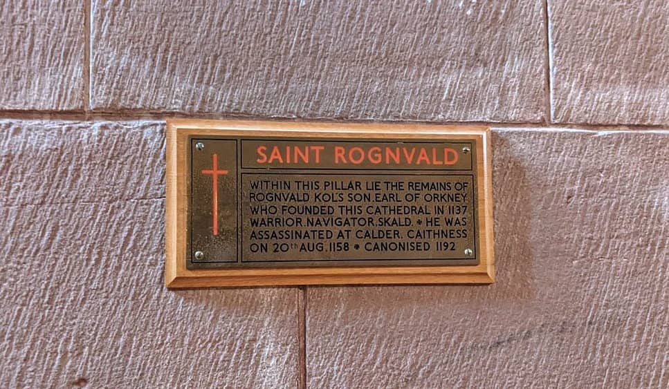 St Magnus Cathedral: la Cattedrale più antica della Scozia 12 saint rognavald
