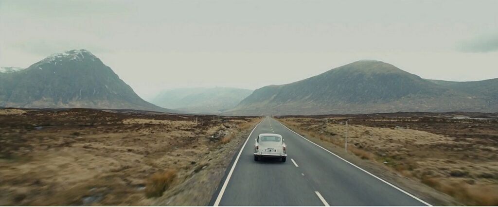 glen etive road, skyfall, james bond scozia