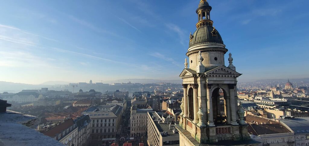 Basilica di Santo Stefano una delle chiese più importanti di Budapest 5 terrazza panoramica Basilica di Santo Stefano Budapest