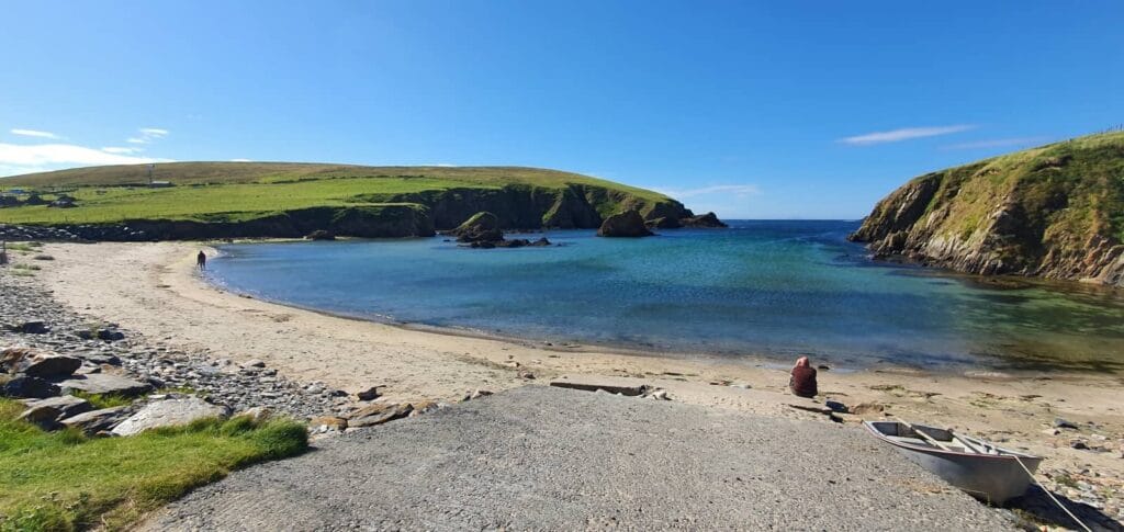 Cosa vedere a Mainland Shetland: luoghi imperdibili e consigli di viaggio alle isole Shetland 41 Spiggie Beach - spiagge più belle delle Shetland