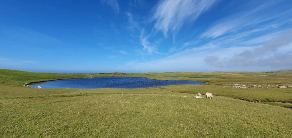 Eshaness - Loch of Houlland - isole shetland