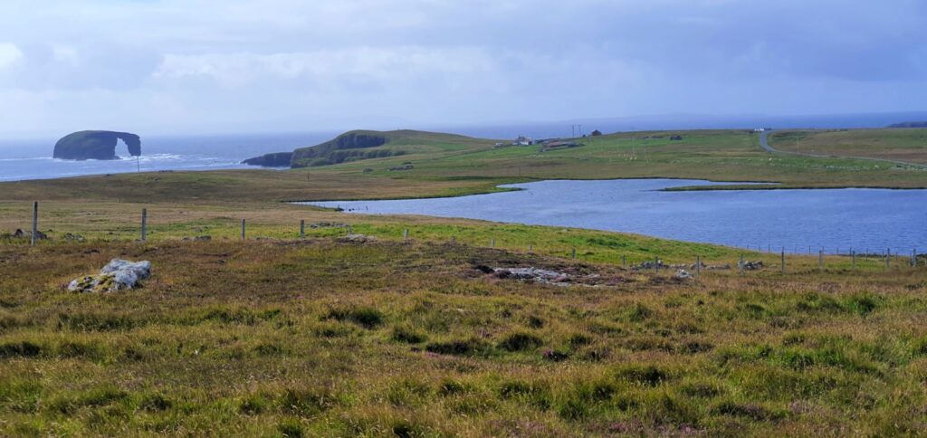 stenness beach, dore holm, trekking isole shetland
