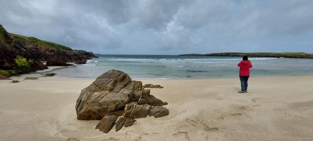 Esplora Yell, la selvaggia isola delle Shetland 14 Breckon sands - spiagge più belle delle shetland
